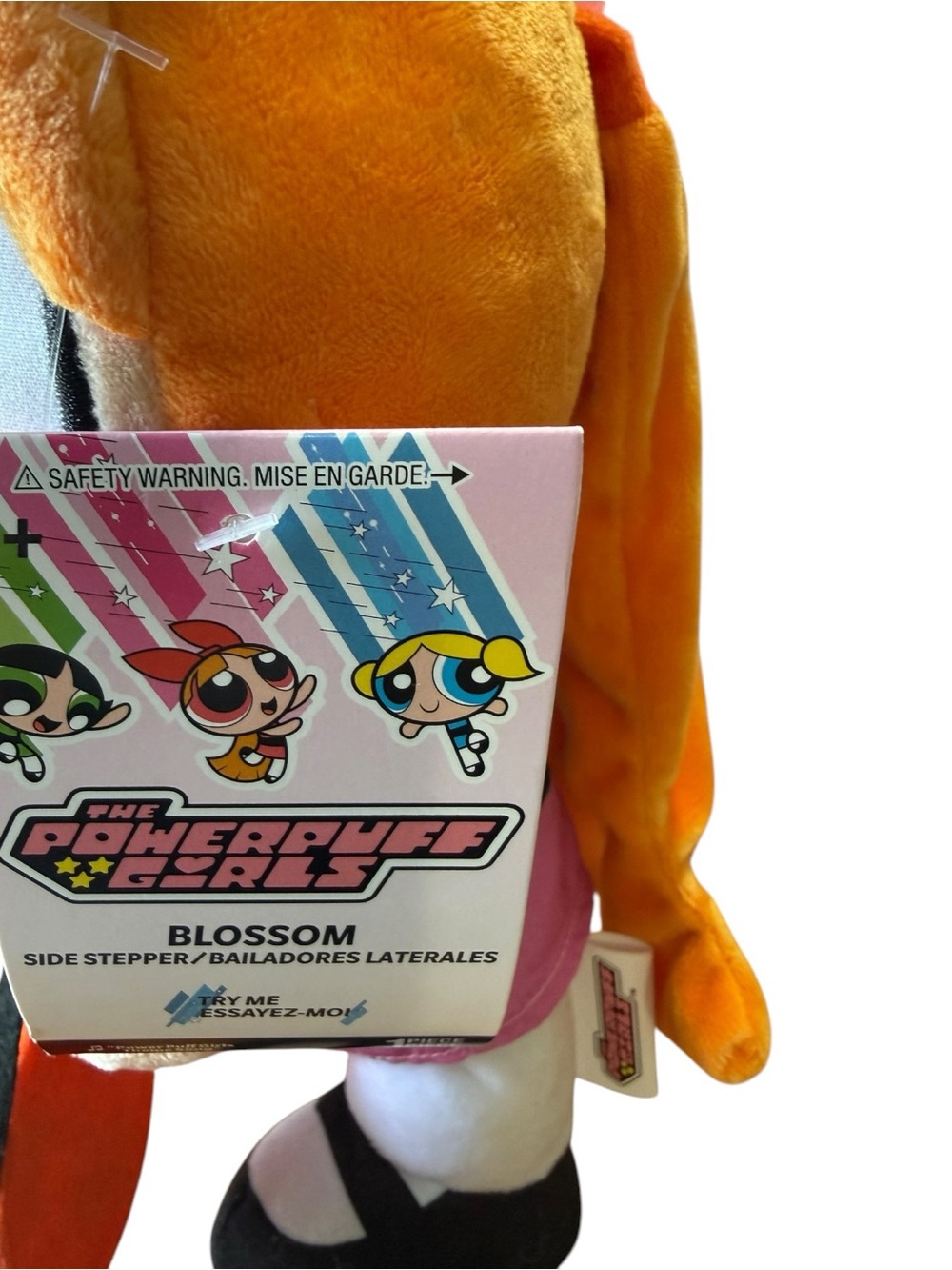 HALLOWEEN POWERPUFF GIRLS BLOSSOM PLUSH DOLL SIDE STEPPER W/PUMPKIN - 16" -NWT - Picture 3 of 8
